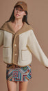 Reversible Wool Blend Shawl Collar Coat in Camel - Women's Jackets & Blazers | Urban Daizy