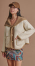 Reversible Wool Blend Shawl Collar Coat in Camel - Women's Jackets & Blazers | Urban Daizy
