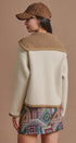 Reversible Wool Blend Shawl Collar Coat in Camel - Women's Jackets & Blazers | Urban Daizy