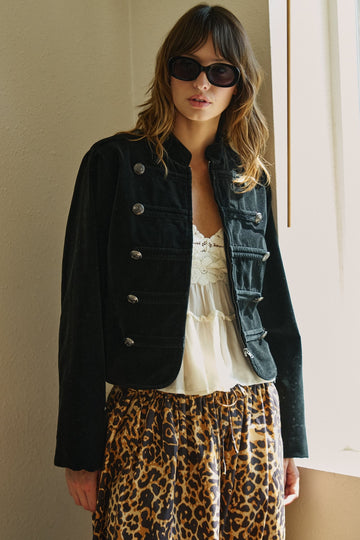 Regiment Velvet Napoleon Jacket