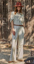 Cotton Utility Jumpsuit with Braided Belt in Khaki - Women's Jumpsuits | Urban Daizy