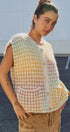Popcorn Knit Button Front Sweater Vest in Mustard - Women's Fashion | Urban Daizy