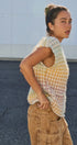 Popcorn Knit Button Front Sweater Vest in Mustard - Women's Fashion | Urban Daizy