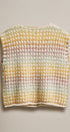 Popcorn Knit Button Front Sweater Vest in Mustard - Women's Fashion | Urban Daizy