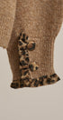 Leopard Trim Knit Button Cardigan in Camel - Women's Fashion | Urban Daizy