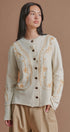 Embroidered Soutache Button Knit Cardigan in Ivory - Women's Fashion | Urban Daizy