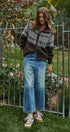 Nordic Fair Isle Zip Up Sweater Jacket in Brown - Women's Cardigans & Shrugs | Urban Daizy