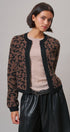 Leopard Print Open-Front Knit Cardigan Sweater in Leopard - Women's Cardigans & Shrugs | Urban Daizy