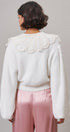 Storybook Lace Collar Knit Cardigan in Ivory - Women's Cardigans & Shrugs | Urban Daizy