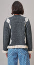 Alpine Bow Ruffle Cardigan in Charcoal - Women's Cardigans & Shrugs | Urban Daizy
