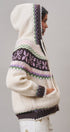 Alpine Fair Isle Hooded Cardigan in Ivory - Women's Cardigans & Shrugs | Urban Daizy