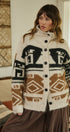 Hearthside Geo Knit Cardigan in Ivory Camel - Women's Cardigans & Shrugs | Urban Daizy