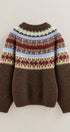 Hearthside Fair Isle Cardigan in Brown - Women's Cardigans & Shrugs | Urban Daizy