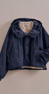 Cropped Hooded Utility Jacket with Button Front in Nany - Women's Jackets & Outerwear | Urban Daizy