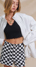 Eyelet Trim Drawstring Zip-Up Jacket in White - Women's Jackets & Outerwear | Urban Daizy