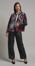 Heirloom Embroidered Velvet Jacket in Grey - Women's Jackets & Blazers | Urban Daizy