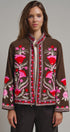 Folk Garden Corduroy Jacket in Brown - Women's Coats | Urban Daizy