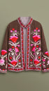 Folk Garden Corduroy Jacket in Brown - Women's Coats | Urban Daizy