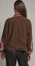 Folk Garden Corduroy Jacket in Brown - Women's Coats | Urban Daizy