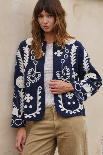 Heirloom Stitch Corduroy Jacket