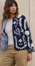 Heirloom Stitch Corduroy Jacket in Navy - Women's Jackets & Blazers | Urban Daizy