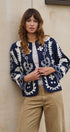 Heirloom Stitch Corduroy Jacket in Navy - Women's Jackets & Blazers | Urban Daizy
