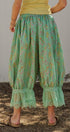 Wildflower Floral Lace Hem Cotton Bloomer Pants in Green - Women's Pants | Urban Daizy