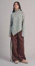 Wide Leg Side Stripe Linen Track Pant in Brown - Women's Casual Pants | Urban Daizy