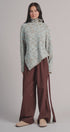 Wide Leg Side Stripe Linen Track Pant in Brown - Women's Casual Pants | Urban Daizy