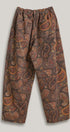 Paisley Print Barrel Leg Pants in Brown in Brown - Women's Casual Pants | Urban Daizy