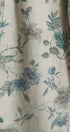 Floral Print Wide Leg Cotton Pants in Cream Blue - Women's Pants | Urban Daizy