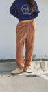 Garment Dyed French Terry Jogger Sweatpants in Brown - Women's Casual Pants | Urban Daizy