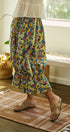 Painted Bloom Ruffle Balloon Pants in Green - Women's Casual Pants | Urban Daizy