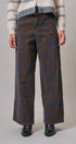 Wildflower Jacquard Wide Leg Pants in Brown - Women's Casual Pants | Urban Daizy