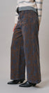 Wildflower Jacquard Wide Leg Pants in Brown - Women's Casual Pants | Urban Daizy