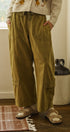 Open Trail Barrel Cargo Pants in Olive Green - Women's Casual Pants | Urban Daizy