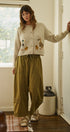 Open Trail Barrel Cargo Pants in Olive Green - Women's Casual Pants | Urban Daizy