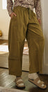 Open Trail Barrel Cargo Pants in Olive Green - Women's Casual Pants | Urban Daizy