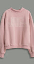 Mom's Favorite Varsity Mock Neck Sweatshirt in Pink - Women's Shorts | Urban Daizy