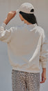 Texas Leopard Mock Neck Sweatshirt in Chalk - Women's Sweatshirts & Hoodies | Urban Daizy