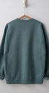 Merry Glitter Graphic Oversized Crewneck in Green - Women's Sweatshirts & Hoodies | Urban Daizy