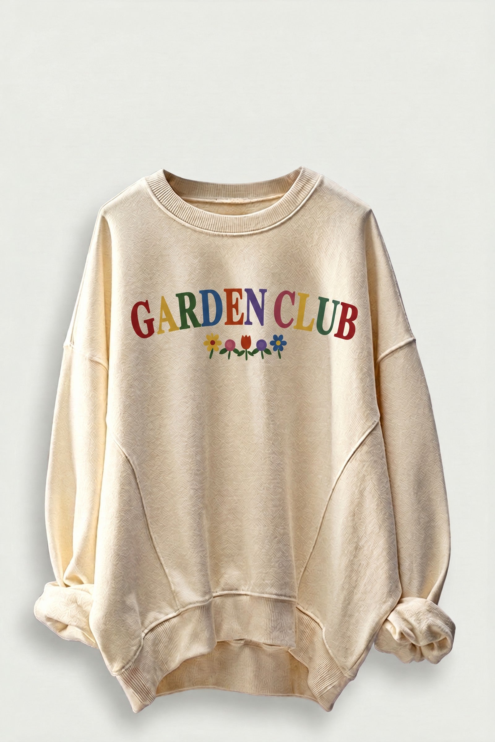 Garden Club Graphic Sweatshirt in Chalk - Women's Sweatshirts & Hoodies | Urban Daizy