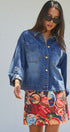 Travel Patch Print A-Line Mini Skirt in Multi - Women's Skirts | Urban Daizy