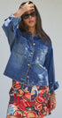 Travel Patch Print A-Line Mini Skirt in Multi - Women's Skirts | Urban Daizy