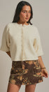 Vintage Floral Cotton Denim Cargo Mini Skirt in Brown - Women's Skirts | Urban Daizy