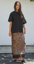 Leopard Print Satin Maxi Skirt with Lace Hem in Leopard - Women's Skirts | Urban Daizy
