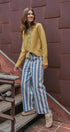 Cottage Bloom Knit Cardigan in Honey Gold - Women's Cardigans & Shrugs | Urban Daizy