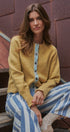 Cottage Bloom Knit Cardigan in Honey Gold - Women's Cardigans & Shrugs | Urban Daizy