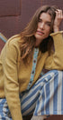 Cottage Bloom Knit Cardigan in Honey Gold - Women's Cardigans & Shrugs | Urban Daizy