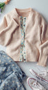Cottage Bloom Knit Cardigan in Oatmeal - Women's Cardigans & Shrugs | Urban Daizy